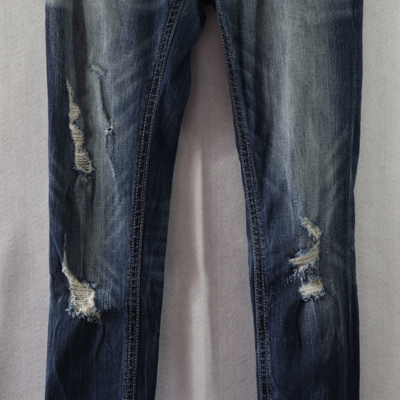 BKE Distressed Skinny Jeans BUCKLE 26 31.5 Inseam - Picture 3 of 8